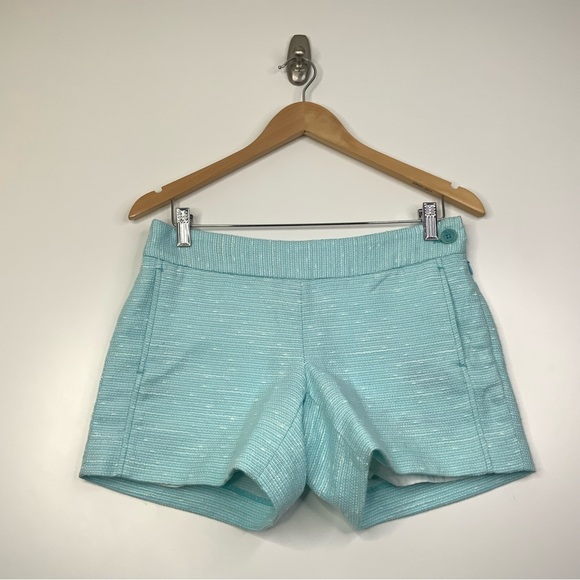 Lilly Puliter Sloan Tweed Shorts. Blue. Women’s Size 2. - Picture 2 of 8